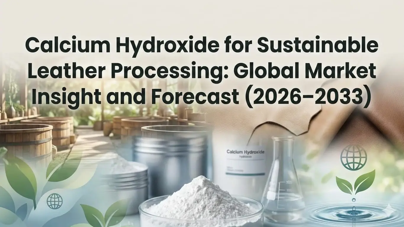 Calcium Hydroxide for Sustainable Leather Processing: Global Market Insight and Forecast (2026–2033)