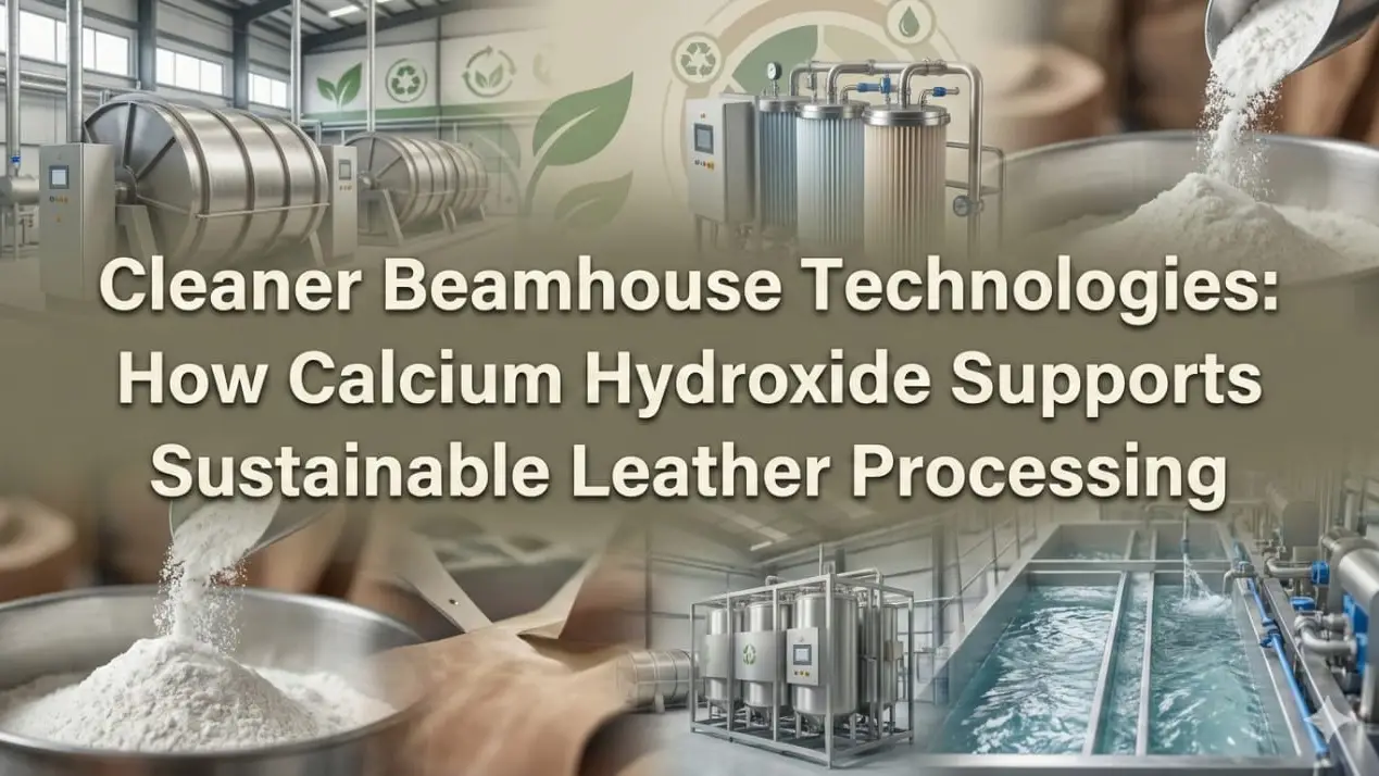 Cleaner Beamhouse Technologies: cómo el hidróxido de calcio contribuye al procesamiento sostenible del cuero